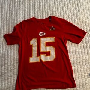 Nike Red & White Football Jersey Tee